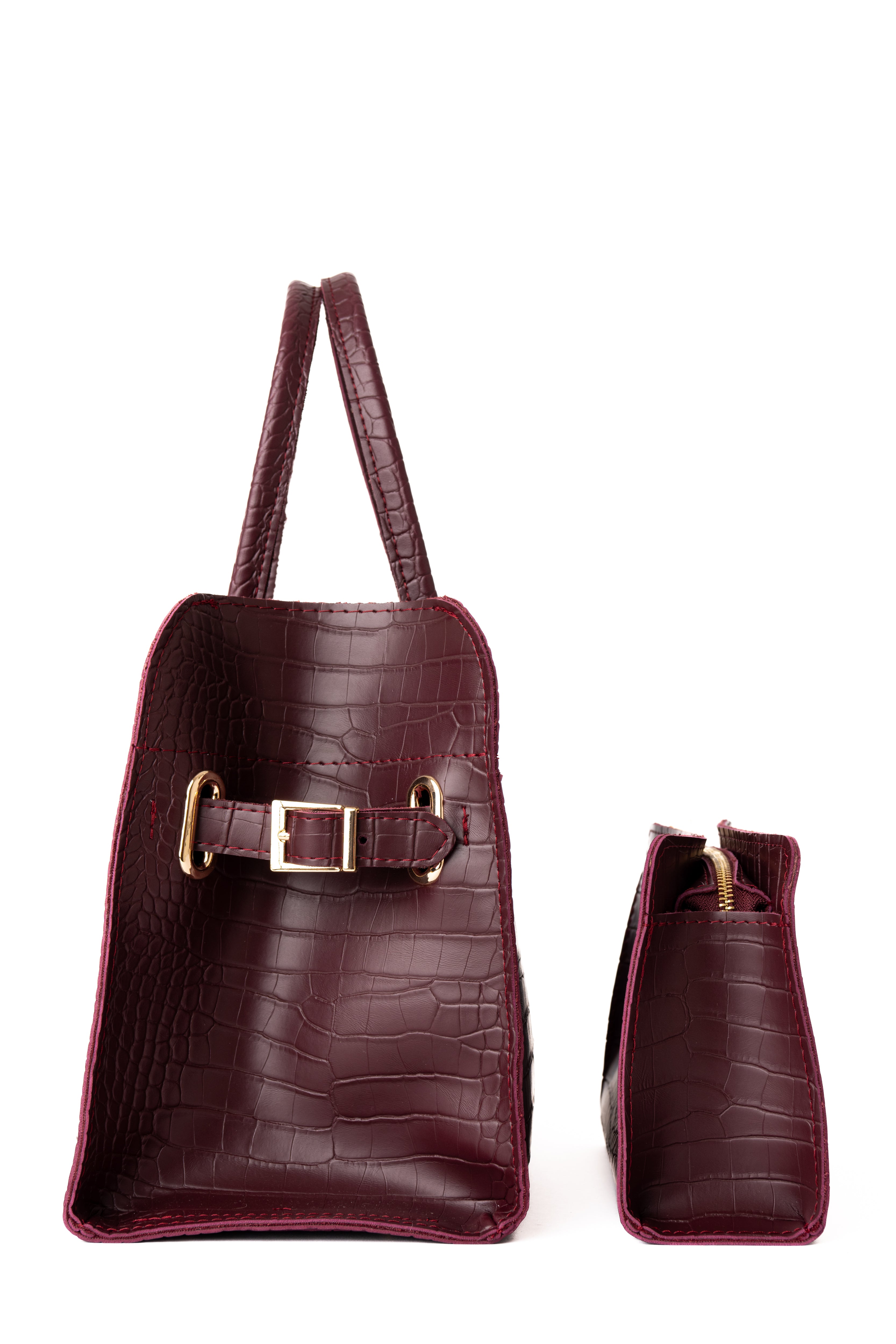 Olivia-kroko bordo