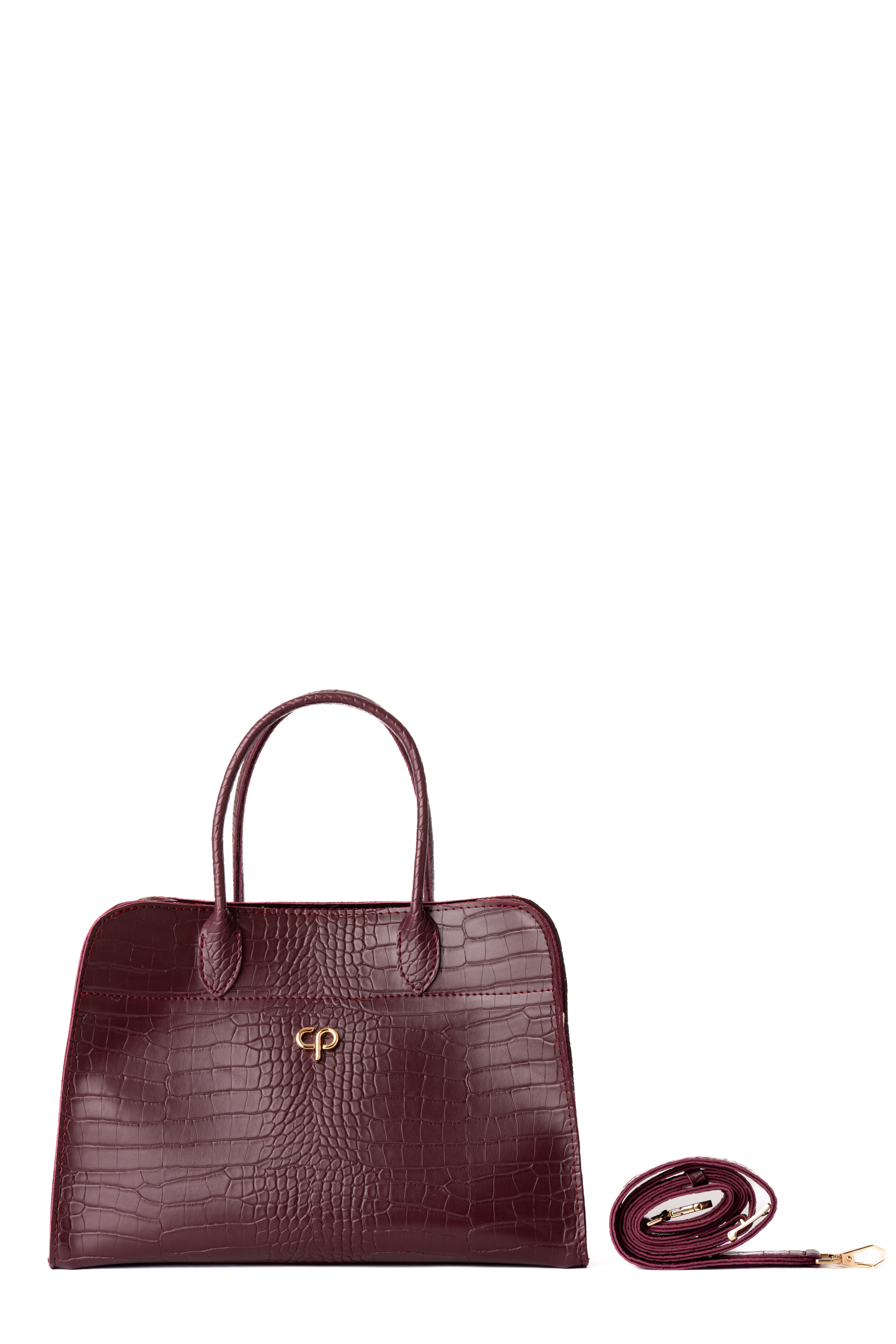 Olivia-kroko bordo